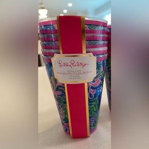 Lilly Pulitzer pool cups.​
